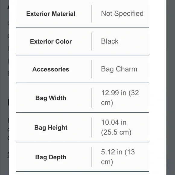 Coach Black Leather Tote with Gold Accents - Picture 5 of 15